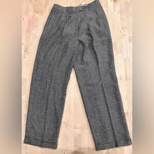 The Limited Women's Gray Herringbone Trousers